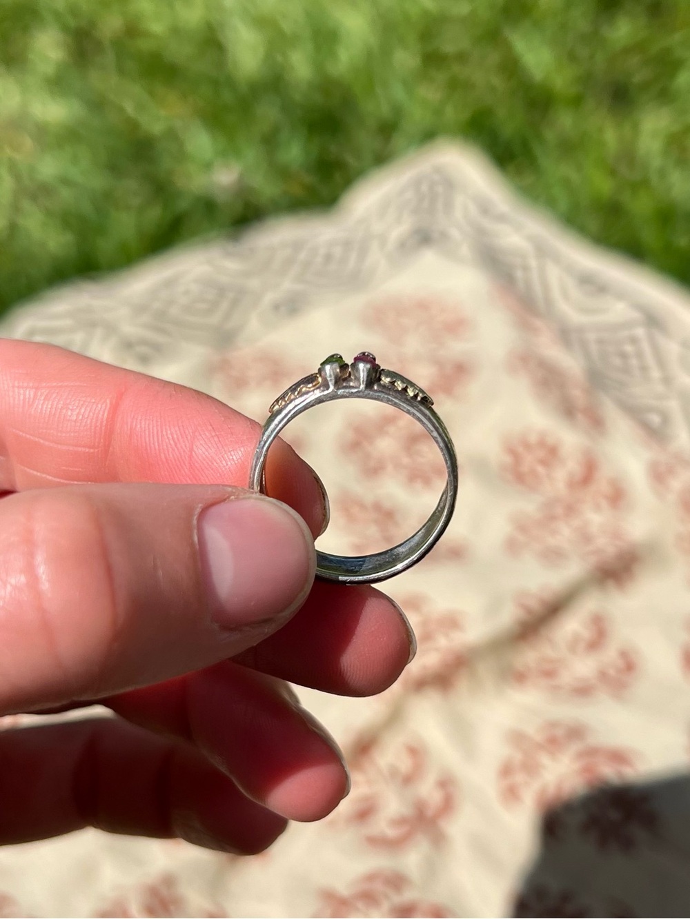 Sterling Silver & 12K Ring - Picture 5 of 9